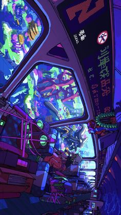 Cyberpunk Aesthetic, Cyberpunk City, Pop Art Wallpaper, Wallpaper Animes, Fantasy City, Anime Artwork Wallpaper, Cool Wallpapers Art, Cyberpunk Art, 판타지 아트