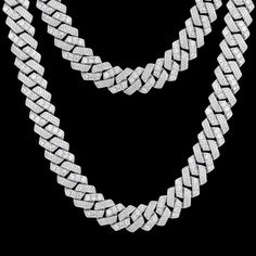 0 Luxury Diamond Iced Out Chain Necklace, Luxury Iced Out Link Chain Necklace, Luxury Iced Out Chain Necklace, Luxury Iced-out Elegant Cuban Link Necklace, Luxury Iced-out Gold Chain Necklace, Ice Necklace, Rapper Jewelry, Miami Cuban Link Chain, Diamond Ice