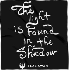 the light is found in the shadow by teal swan