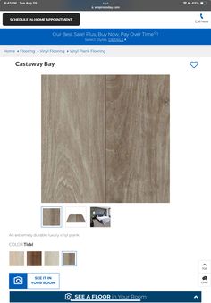 an image of a website page with wood paneling on the front and back side