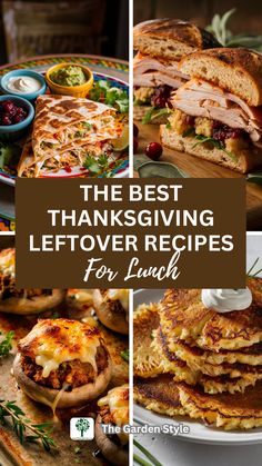 the best thanksgiving leftover recipes for lunch