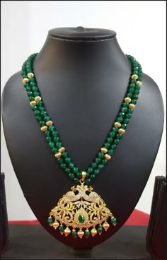 Pendant With Beads, Beaded Bridal Jewelry, Beads Haram, Jade Mala, Light Necklace