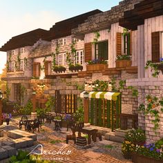 Busy Flower Alleyway World Download [FREE] | Patreon Minecraft Spring House, Minecraft Victorian Cottage, Minecraft Cottagecore Shop, Bridgerton Minecraft, Minecraft World Aesthetic, Minecraft Magic Shop, Cottage Core Village Minecraft, Minecraft Countryside, Minecraft Alley