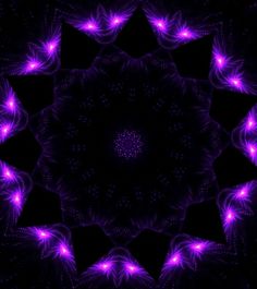 an abstract purple and black background with many small pink lights in the center, as well as