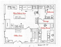 the floor plan for a small home