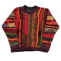 Vintage Coogi Sweater Size Xs 3d Knit Pure Wool Textured 1990s Australia Biggie Size Ss Xs X-Small Fits True 19 Inches Pit To Pit 22 Inches In Length Elbow Wear Shown Coogi Sweater, Sweaters Vintage, Wool Textures, Sweater Sizes, Men Sweater, Man Shop, Australia, Pure Products, Texture