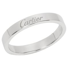 Cartier Platinum C De Cartier Wedding Band Ring Brand- Cartier Model- C de Cartier Wedding Band Product Type- Ring Serial Number- FD**** Accompanied By- Cartier Box, Cartier certificate Material(s)- Platinum UK Ring Size- 55 EU Ring Size- 55 US Ring Size- 7 1/4 Resizing Possible- Yes Band Width- 3mm Total Weight- 5.2g Model Number- B4054052 Condition Rating- Excellent Condition Notes- An item rated as excellent exhibits minimal to light signs of use. Mens Wedding Bands Cartier, Cartier Wedding Rings Men, Cartier Silver Ring, Men’s Cartier Wedding Band, Cartier Silver Fine Jewelry Rings, Cartier Wedding Band 1895, Cartier Wedding Band, Cartier Band, Cartier Silver