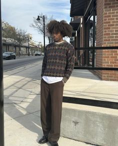 Country Club Male Outfits, Earthy Streetwear Men, New York Streetwear Aesthetic, Thrifted Fits Men, Jervaris Hendrix Aesthetic, Black Earthy Men, Urban Preppy Style, Earthy Fashion Men, Earthy Clothes Men