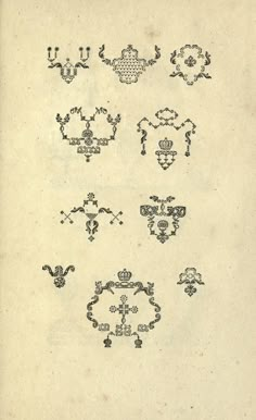 an old book with some designs on it