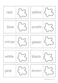 the color matching worksheet for preschool to learn how to write and draw shapes