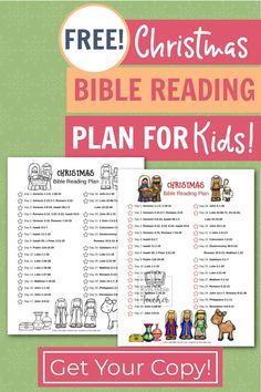 the christmas bible reading plan for kids