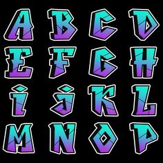 26 PNG Graffiti Letters Alphabet V30 Free School Fonts, Brush Script Fonts