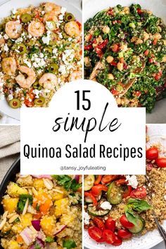 15 simple quinoa salad recipes that are delicious and easy to make for lunch