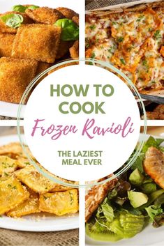 how to cook frozen ravioli the laziest meal ever cover image with text overlay