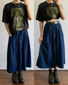 DIRTCORE RIGHTS! (Посты с тегом clothes) Mushroom Skirt Outfit, Witchcraft Outfits, Genderfluid Outfits, Enby Style, Non Binary Outfits, Enby Fashion, Androgynous Outfits, Thrift Inspo, Long Skirt Outfits