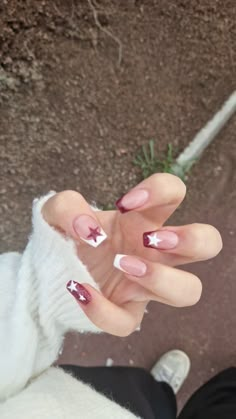 Cute Nail Designs Coquette, Red Summer Nails, Graduation Nails, Y2k Nails, Manicure Ideas