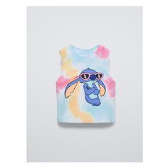 Round neck tank top. Front Lilo & Stitch © Disney print. Lilo Y Stitch, Disney Print, Disney T Shirt, Lilo Et Stitch, Crochet Coat, Disney T, Lilo Stitch, Disney Stitch, Disney Kids