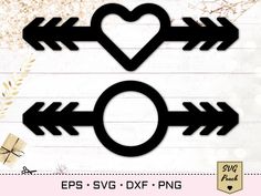 two hearts and arrows cut file