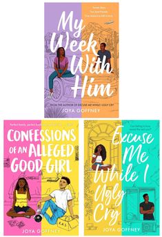 Joya Goffney 3 Books Collection Set - Ages 14+ - Paperback Fiction Bonnier Books Ltd Confessions Of An Alleged Good Girl, Good Books For Black Women, Best Books For Black Women, Feminine Books, Excuse Me While I Ugly Cry Book, Black Romance Books, All The Missing Girls Book, African Novels