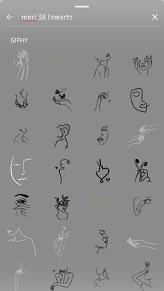 an image of some drawings on a cell phone