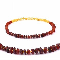 Natural Amber Stone Bead Accessory Necklace-Necklaces-Innovato Design-Raw Rainbow-13-Innovato Design Teething Bracelet, Amber Teething Necklace, Wood Inlay Rings, Amber Bead Necklace, Baby Necklace, Punk Accessories, Baby Bracelet, Stone Beaded Necklace, Amber Bracelet