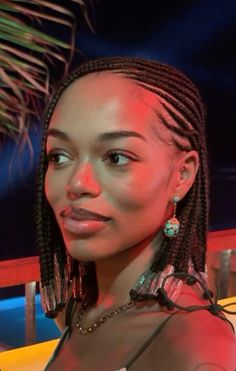 Cornrows With Hair Out, Tems Hair Braids, Protective Styles With Natural Hair, Habesha Hair Braids, Big Forehead Black Women, Doechii Braids, Beads With Braids, Beads Natural Hairstyles, Two Toned Braids