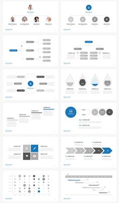 an image of a bunch of different types of webpages and their layouts