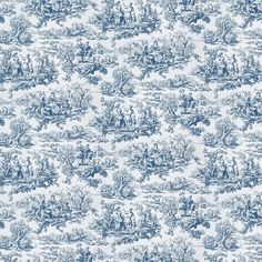 a blue and white toiler print wallpaper