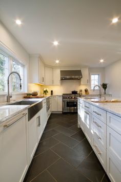 the kitchen is clean and ready for us to use in its new owner's home