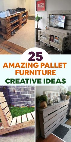 25 amazing diy pallet furniture ideas that you can make in less than 5 minutes