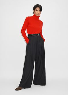 Womens Pants Design, Fashion Capsule Wardrobe, Black Wide Leg Trousers, Womenswear Fashion, Stylish Pants, Fashion Capsule, Pants Design, Designing Women