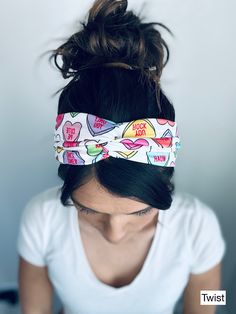 "Welcome to MiaMaries! Thanks for stopping by! These chunky headbands are much thicker than the smaller headbands in my shop! 🤗 Adult size is a 21\" circumference!  When ordering a set - Please specify in the \"Notes\" when purchasing, which combination you would like.  If you choose CUSTOM SIZE please measure your head circumference to the nearest half inch then write that in  the \"Note to Seller\" section when ordering.  CUSTOM ORDERS ARE AVAILABLE if you would like to combine styles or different patterns. Please contact me!" Trendy Hair Accessories With Matching Headband As Gift, Cute Adjustable Headband Style Headwrap, White One Size Fits Most Headband, Trendy Hair Accessories Set With Matching Headband, Casual White Headband For Gift, Casual White Headband, Trendy Adjustable Headband For Gift, Fun White Headband As A Gift, Fun White Headband As Gift