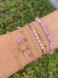 Ideas Para Pulseras Aesthetic, Ideas Para Pulseras, Trendy Beaded Bracelets, Pulseras Aesthetic, Trendy Bracelets