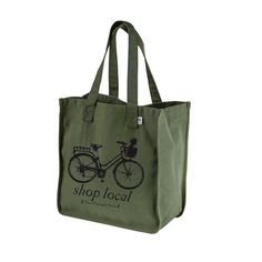 From the farmers market to the grocery store shop local in style with this Hemp Market Tote! 6.8 oz, 55% hemp, 45% cotton 21" self-fabric handles 5" x 5" interior hanging pocket Printed hemp logo flag tag Every purchase supports environmental non-profit organizations 14 1/2" W x 14 1/2" H x 7" D Grocery Store Shopping, Flag Tag, Stationary Gifts, Gold Pineapple, Market Tote, Holiday Jewelry, Shop Local, Nonprofit Organization, Clothing Company