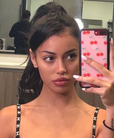 Nose Surgery Rhinoplasty, Black Hair Green Eyes, Pretty Nose, Nose Surgery, Music On Spotify, Beautiful Curly Hair, Cindy Kimberly, Vogue Beauty, Ribbon Hairstyle