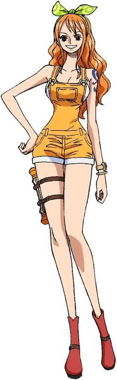 Naomi One Piece, Nami Outfits, Stampede Outfit, One Piece Stampede, One Piece Crew, Outfit Png, One Piece Oc, One Piece Nami