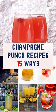 champagne punch recipes that are easy to make