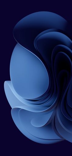 an abstract blue background with wavy shapes