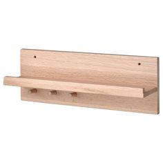 HÄSTVISKARE wall orgnzr/hksoak16 ½x6x4This wall organizer in solid woodwith both a shelf and small hookshelps you keep your mobile phonekeys and other small items well organizedeven if the space is small and narrowSolid oak. Mosslanda Picture Ledge, Ikea France, Wand Organizer, Betula Pendula, Wall Shelves & Ledges, Home Organisation, Ikea Family, Floating Wall, Wall Organization