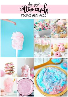 the best cotton candy recipes and ideas