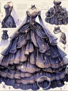 #fantasy Royalty Outfits, Fairy Core Dress, Royalty Dr, Dress Sketch