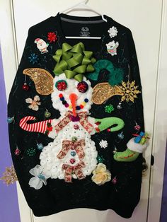 Easy Ugly Christmas Sweater, Creative Ugly Christmas Sweater, Ugliest Christmas Sweater Ever, Best Ugly Christmas Sweaters, Ugly Christmas Sweater Ideas