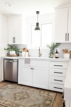 the kitchen is clean and ready to be used as a place for cooking or eating