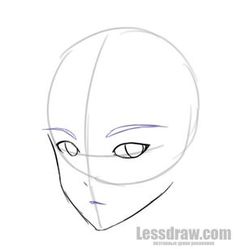 an anime character's face with one eye closed and the other half drawn up