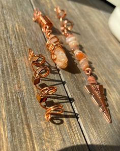 Gold Hair Accessories, Goddess Hairstyles, Rose Gold Beads, Rose Gold Accents, Bridal Hair Jewelry, Gold Wrap