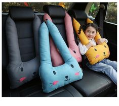 The Kids Car Seat Belt Travel Pillow is a must-have for any child that loves to go on long car rides. It will help them stay comfortable and safe while sleeping or taking a nap in the back seat. The Kids Car Seat Belt Travel Pillow is perfect for all ages who want to be as comfortable as possible during their time in the car. The perfect gift for your travel-loving friends! The headrest pillow adopts a cute cartoon pattern and facial expression design, making it very lovely, exquisite, and creat Kids Travel Pillows, Seat Belt Pillow, Car Seat Pillow, Folded Fabric Ornaments, Fabric Christmas Ornaments Diy, Christmas Ornaments Diy, Quilted Christmas Ornaments, Child Car Seat, Seat Belt Cover