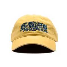 UCSB Old Days Hibiscus Dad Hat – Island View Outfitters Yellow Dad Hat For Summer, Yellow Dad Hat Baseball Cap For Summer, Summer Vintage Dad Hat With Curved Bill, Vintage Dad Hat With Curved Bill For Summer, Vintage Summer Dad Hat With Curved Bill, Vintage Curved Bill Dad Hat For Summer, Yellow Cotton Dad Hat For Spring, Yellow Cotton Dad Hat With Curved Brim, Yellow Cotton Curved Brim Dad Hat