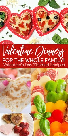 Valentine’s Day Family Dinner Ideas That Are Kid Friendly Themed Dinners Ideas, Chicken Hand Pies, Great Dinner Ideas, Themed Recipes, Valentines Dinner, Family Valentines Day, Heart Shaped Pizza, Super Healthy Kids