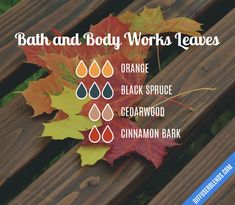 Bath And Body Works Leaves Diffuser Blend, Leaves Bath And Body Works Candle Diffuser Blend, Leaves Candle Diffuser Blend, Bath And Body Works Flannel Essential Oil Blend, Bath And Body Works Leaves Essential Oil Blend, Bath And Body Works Diffuser Blends, Bath And Body Works Essential Oil Blends, Autumn Smells, Candle Recipe