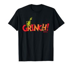 PRICES MAY VARY. Official Dr. Seuss T-shirt Lightweight, Classic fit, Double-needle sleeve and bottom hem Dr Seuss Grinch, Dr Seuss, Christmas Shirt, Grinch, Branded T Shirts, Heathers, Cotton Shirt, Shirt Style, Fashion Branding